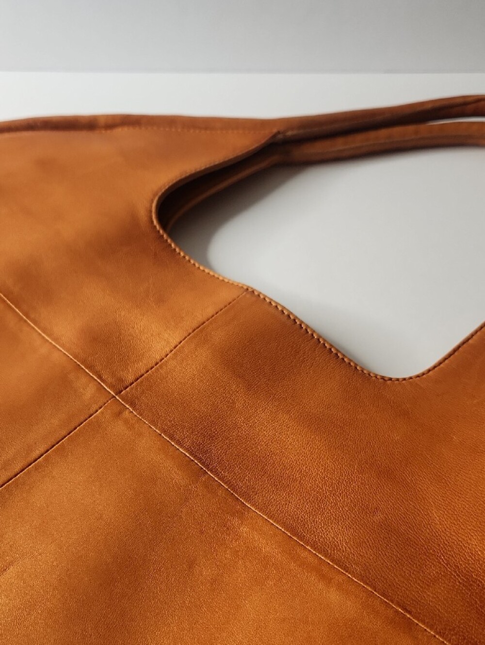 Anthropoligie Julien Leather Circle Tote Bag - - Picture 10 of 14